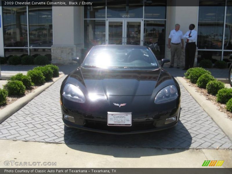 Black / Ebony 2009 Chevrolet Corvette Convertible