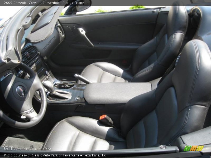 Black / Ebony 2009 Chevrolet Corvette Convertible