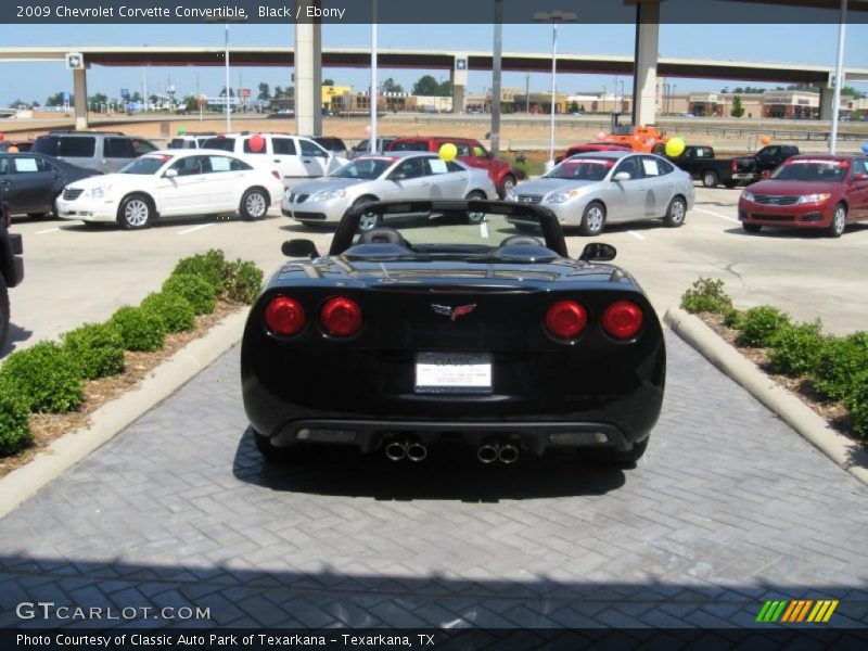 Black / Ebony 2009 Chevrolet Corvette Convertible