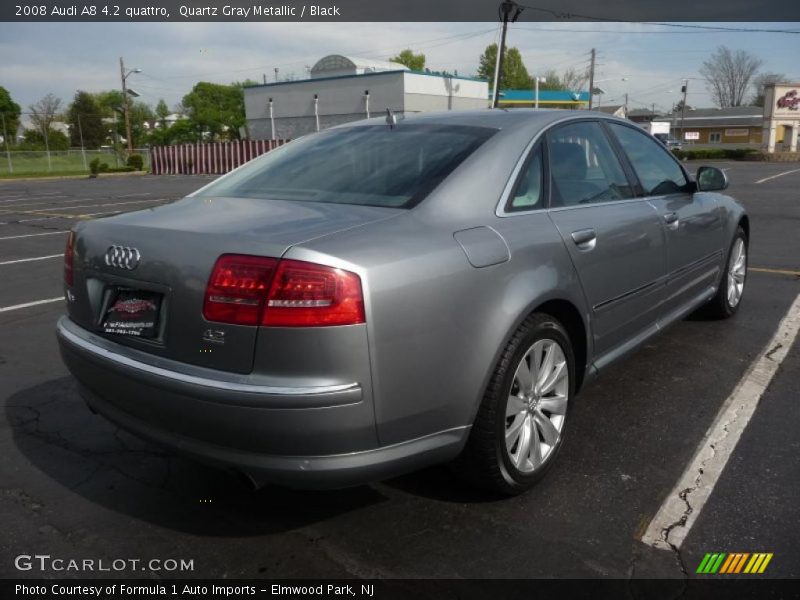 Quartz Gray Metallic / Black 2008 Audi A8 4.2 quattro