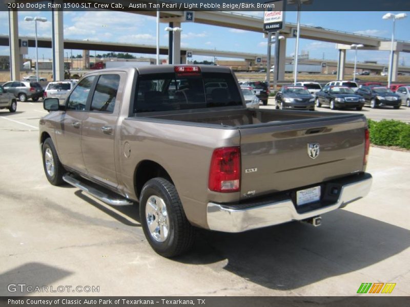 Austin Tan Pearl / Light Pebble Beige/Bark Brown 2010 Dodge Ram 1500 SLT Crew Cab