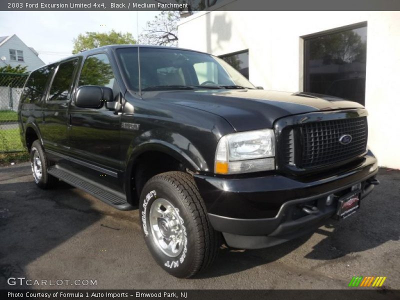 Black / Medium Parchment 2003 Ford Excursion Limited 4x4