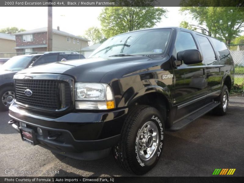 Black / Medium Parchment 2003 Ford Excursion Limited 4x4