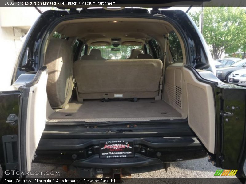 Black / Medium Parchment 2003 Ford Excursion Limited 4x4
