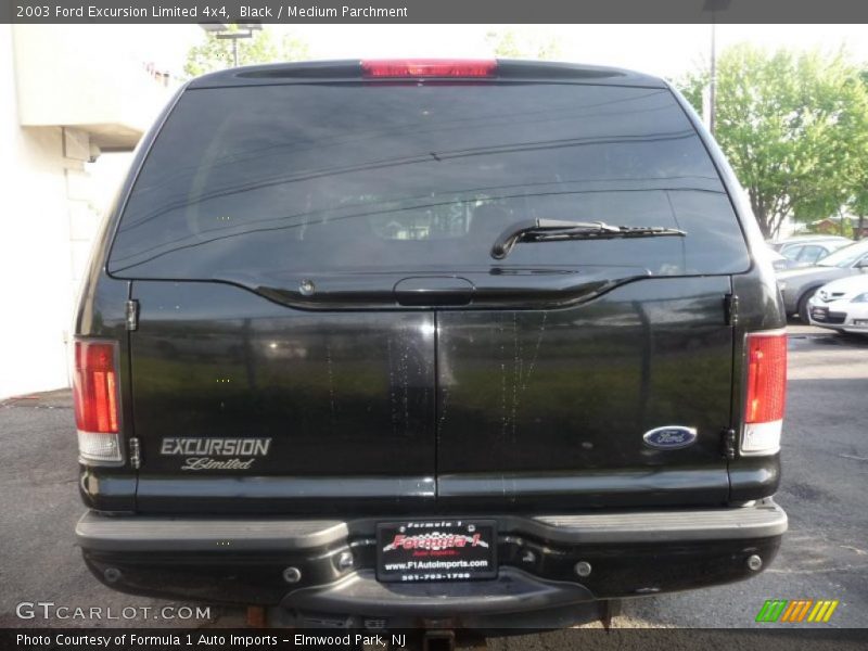 Black / Medium Parchment 2003 Ford Excursion Limited 4x4
