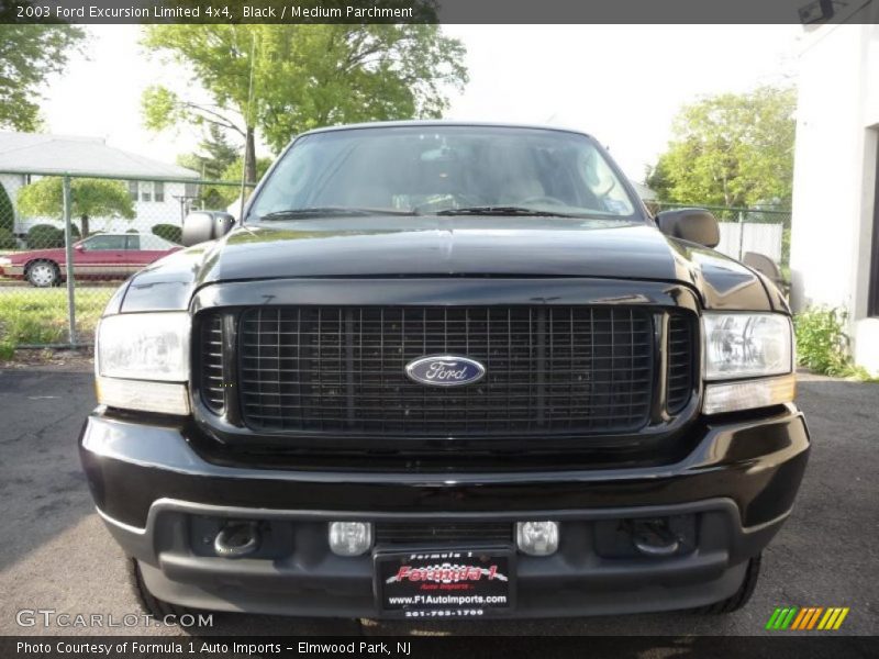 Black / Medium Parchment 2003 Ford Excursion Limited 4x4