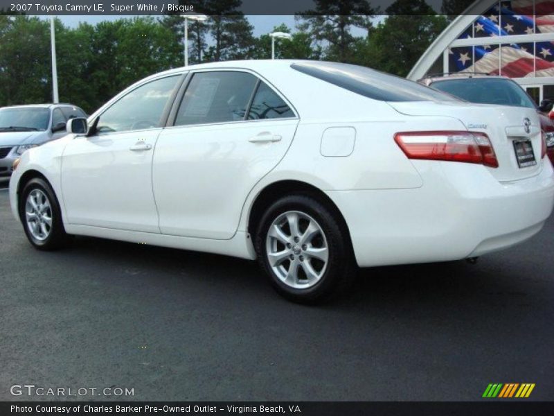 Super White / Bisque 2007 Toyota Camry LE