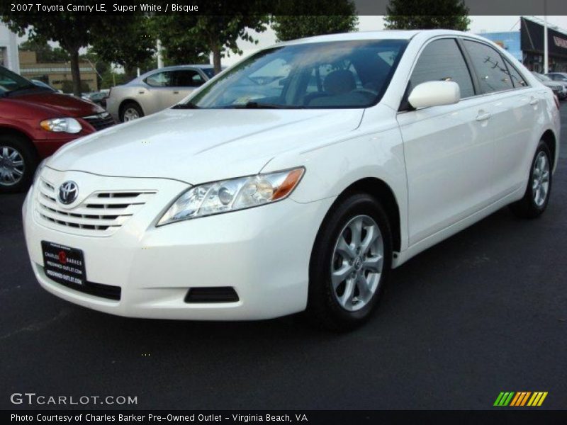 Super White / Bisque 2007 Toyota Camry LE