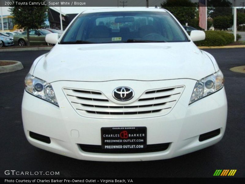 Super White / Bisque 2007 Toyota Camry LE