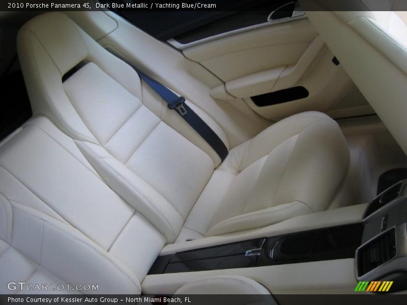 Dark Blue Metallic / Yachting Blue/Cream 2010 Porsche Panamera 4S