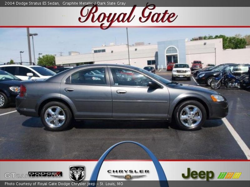 Graphite Metallic / Dark Slate Gray 2004 Dodge Stratus ES Sedan