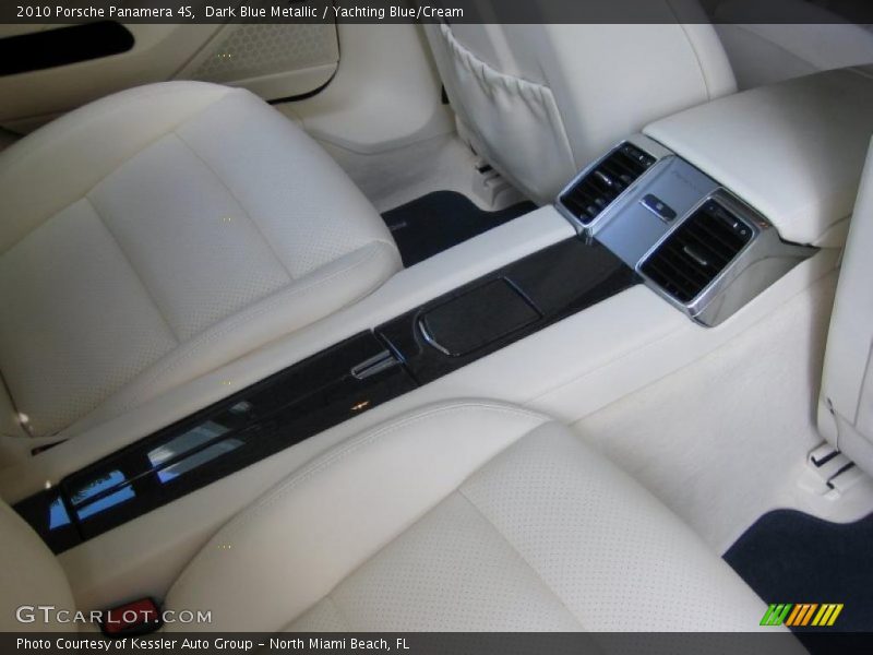 Dark Blue Metallic / Yachting Blue/Cream 2010 Porsche Panamera 4S