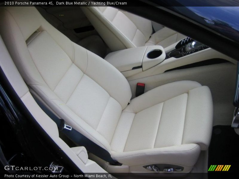 Dark Blue Metallic / Yachting Blue/Cream 2010 Porsche Panamera 4S