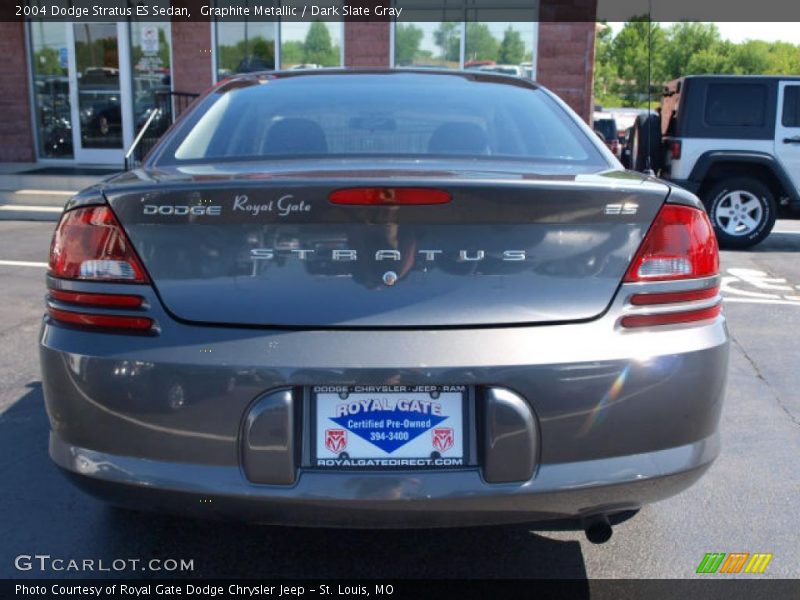 Graphite Metallic / Dark Slate Gray 2004 Dodge Stratus ES Sedan