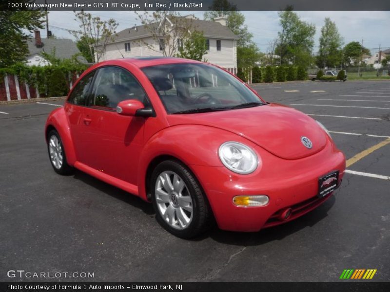 Uni Red / Black/Red 2003 Volkswagen New Beetle GLS 1.8T Coupe
