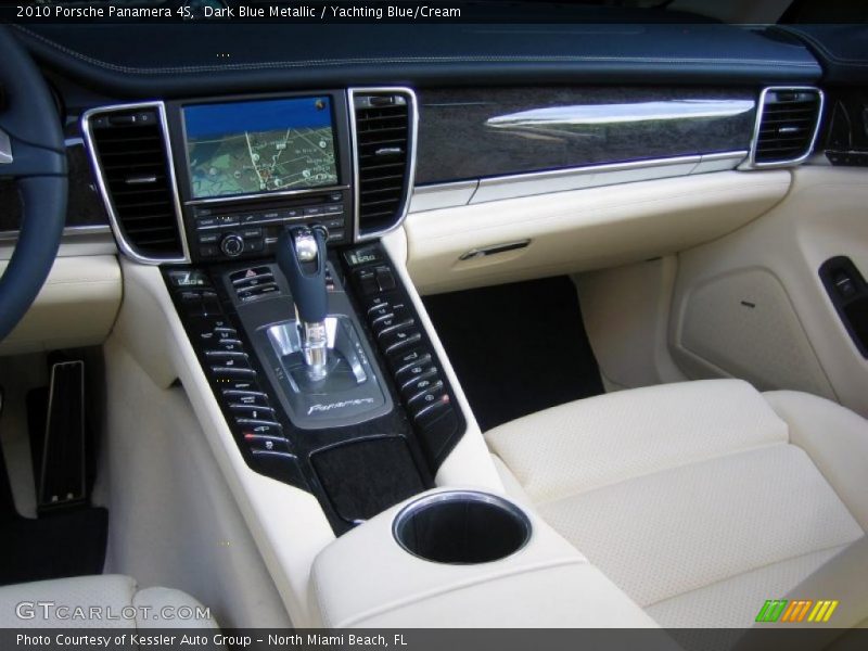 Dark Blue Metallic / Yachting Blue/Cream 2010 Porsche Panamera 4S