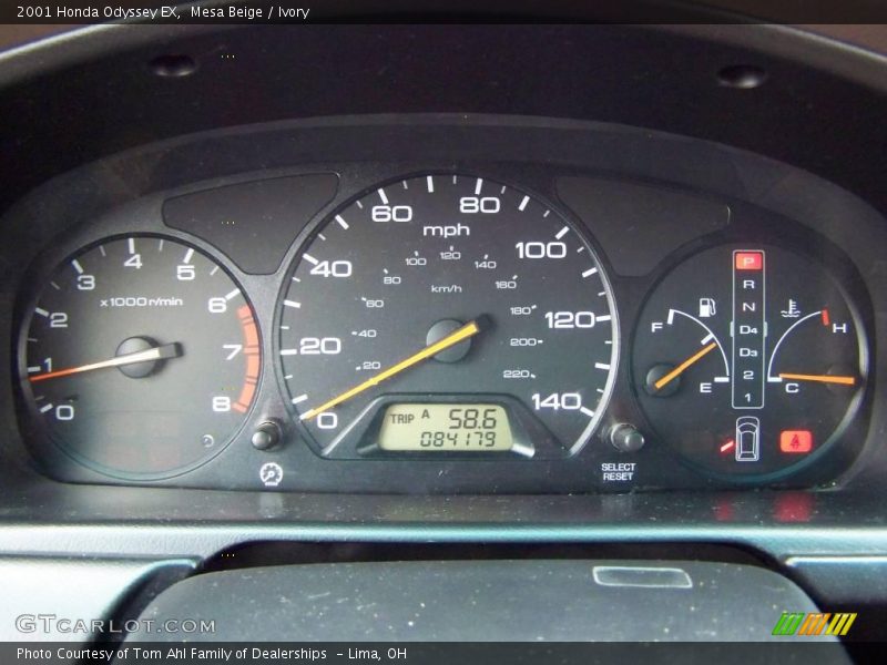 Mesa Beige / Ivory 2001 Honda Odyssey EX