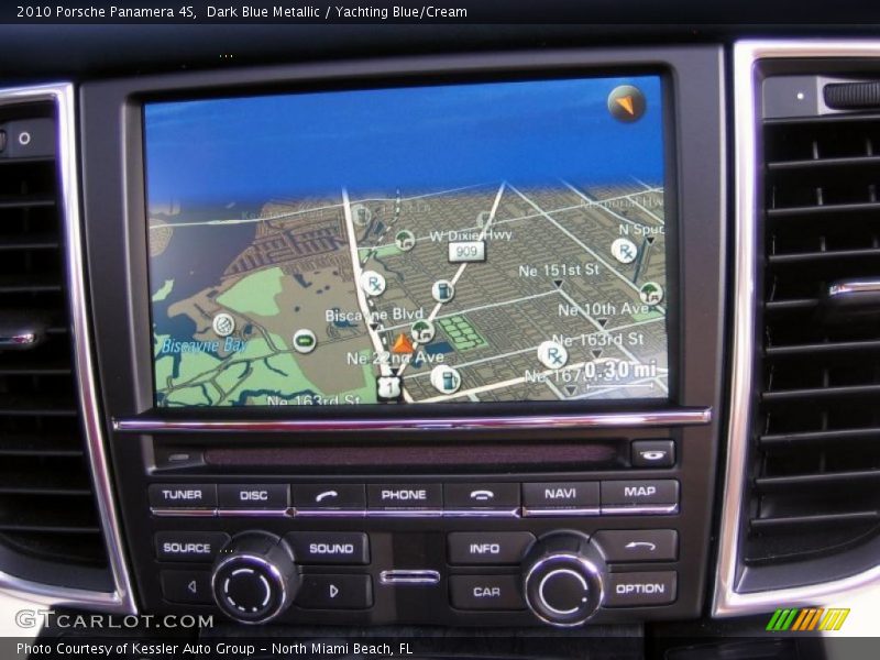 Dark Blue Metallic / Yachting Blue/Cream 2010 Porsche Panamera 4S