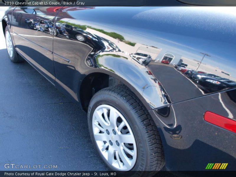 Black / Gray 2010 Chevrolet Cobalt LS Coupe