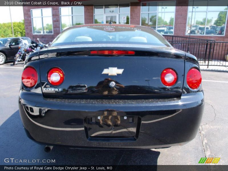 Black / Gray 2010 Chevrolet Cobalt LS Coupe