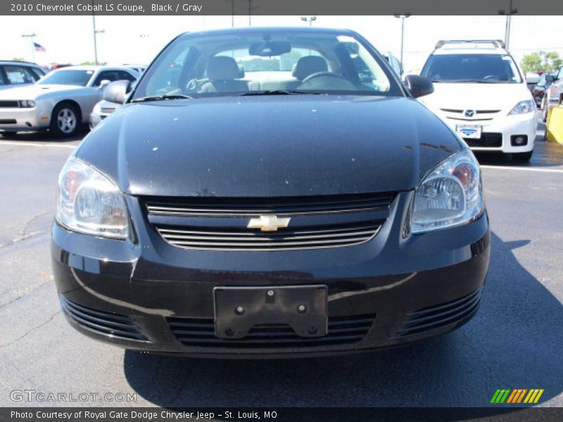 Black / Gray 2010 Chevrolet Cobalt LS Coupe