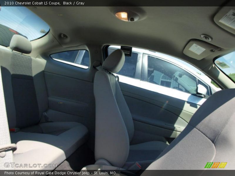 Black / Gray 2010 Chevrolet Cobalt LS Coupe