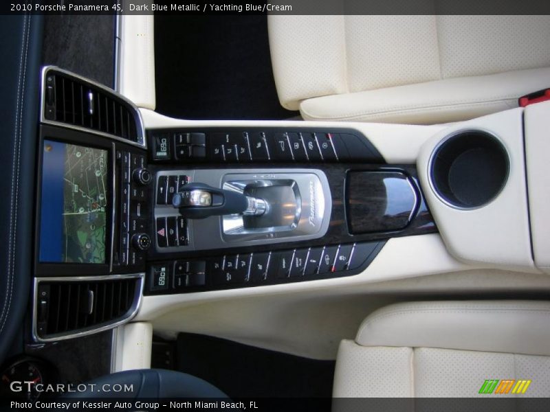 Dark Blue Metallic / Yachting Blue/Cream 2010 Porsche Panamera 4S