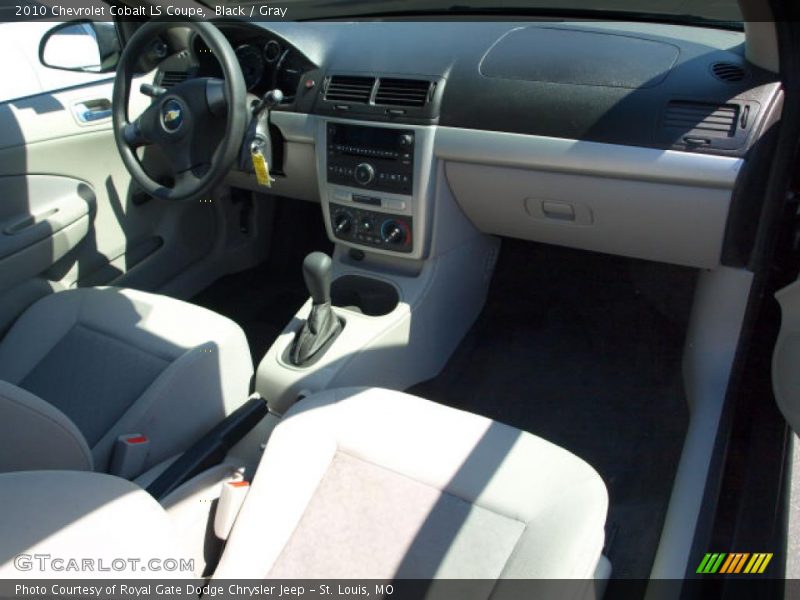 Black / Gray 2010 Chevrolet Cobalt LS Coupe