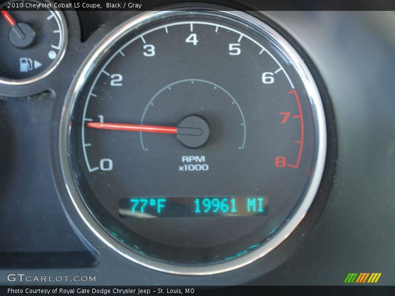 Black / Gray 2010 Chevrolet Cobalt LS Coupe