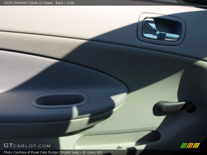 Black / Gray 2010 Chevrolet Cobalt LS Coupe