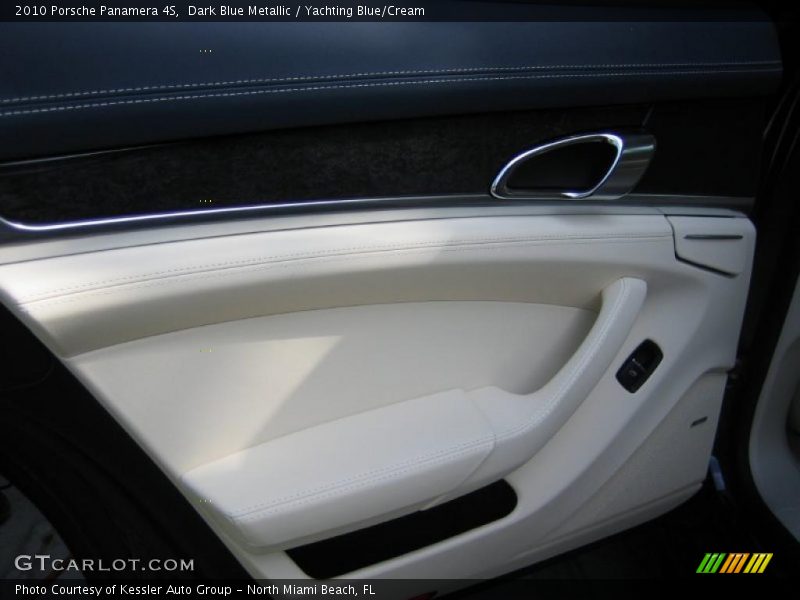 Dark Blue Metallic / Yachting Blue/Cream 2010 Porsche Panamera 4S