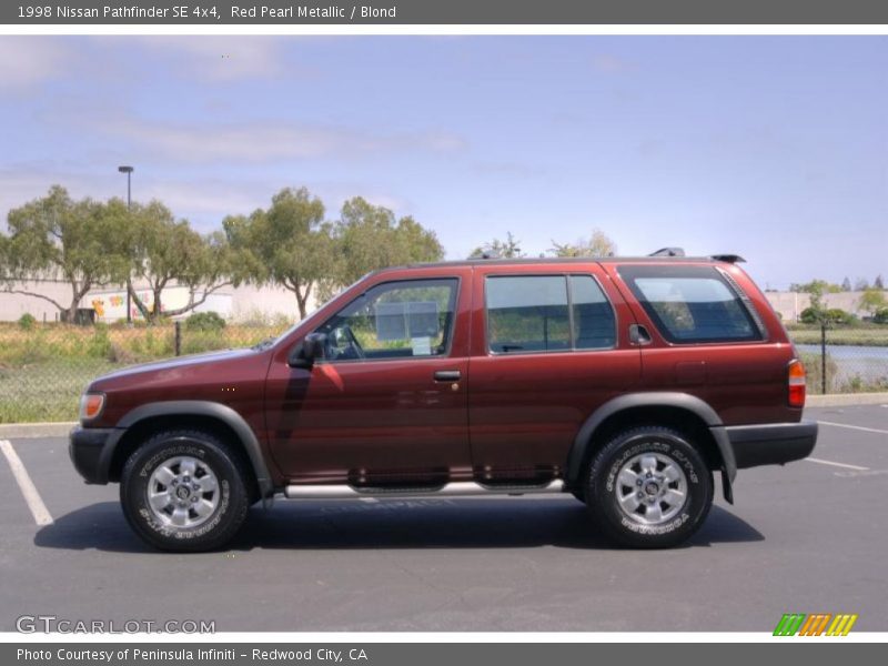  1998 Pathfinder SE 4x4 Red Pearl Metallic