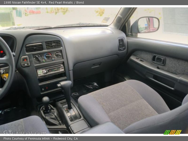 Red Pearl Metallic / Blond 1998 Nissan Pathfinder SE 4x4