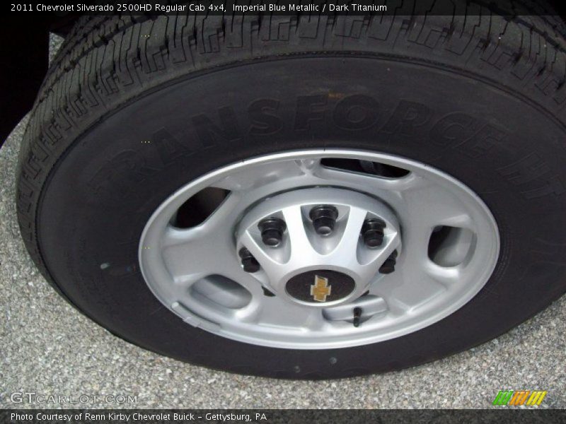 Imperial Blue Metallic / Dark Titanium 2011 Chevrolet Silverado 2500HD Regular Cab 4x4