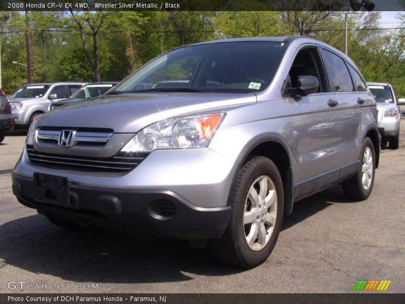 Whistler Silver Metallic / Black 2008 Honda CR-V EX 4WD