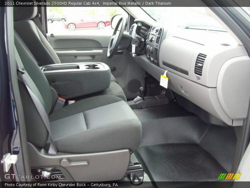 Imperial Blue Metallic / Dark Titanium 2011 Chevrolet Silverado 2500HD Regular Cab 4x4