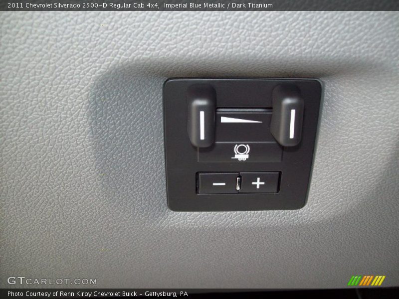 Imperial Blue Metallic / Dark Titanium 2011 Chevrolet Silverado 2500HD Regular Cab 4x4