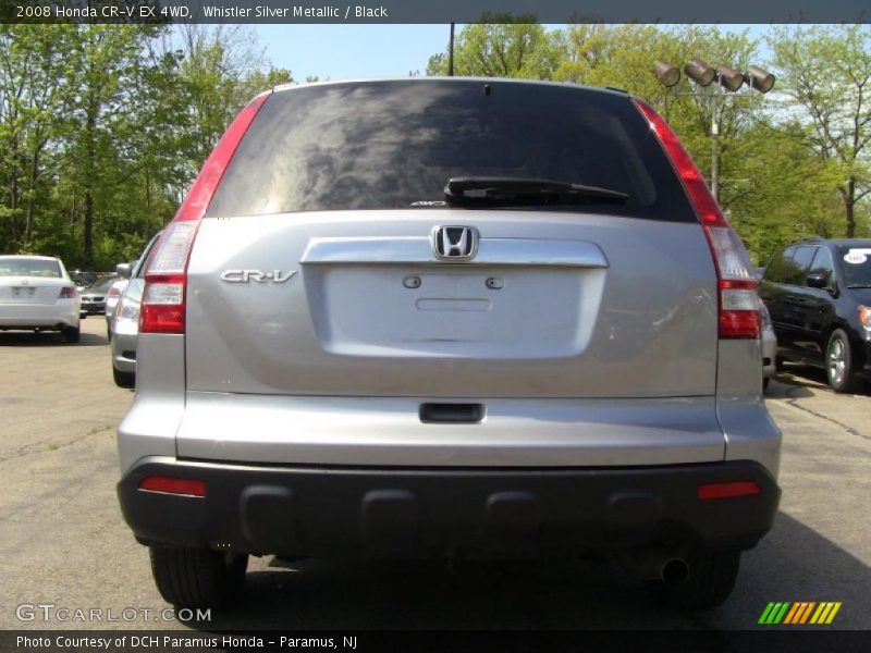Whistler Silver Metallic / Black 2008 Honda CR-V EX 4WD