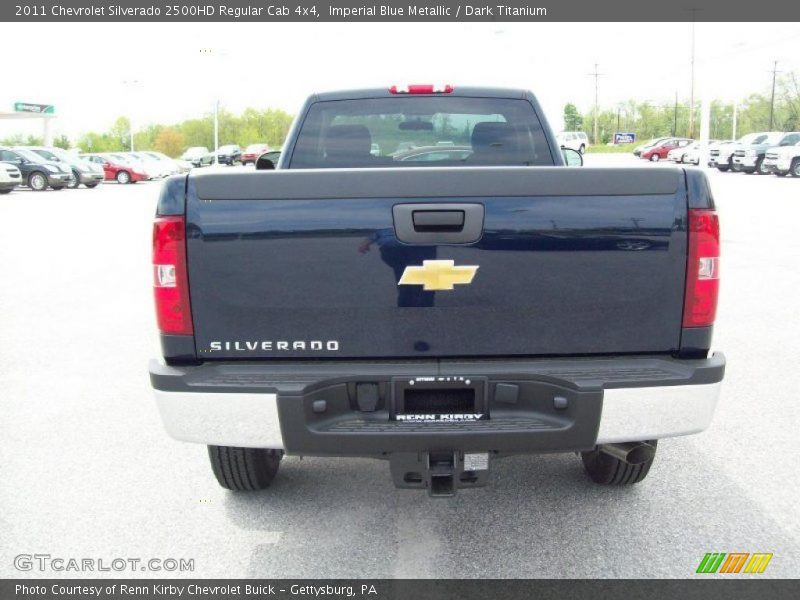 Imperial Blue Metallic / Dark Titanium 2011 Chevrolet Silverado 2500HD Regular Cab 4x4