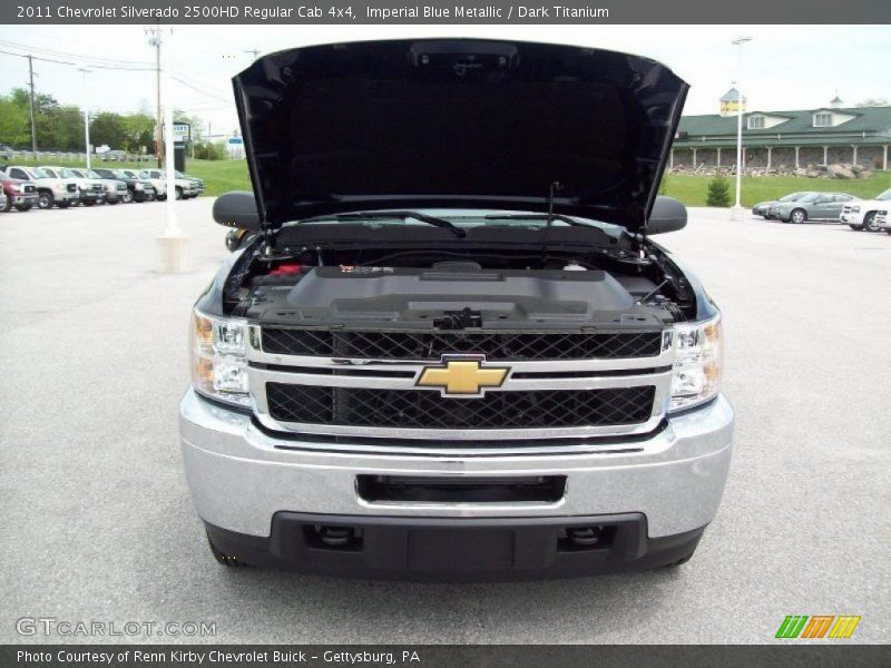 Imperial Blue Metallic / Dark Titanium 2011 Chevrolet Silverado 2500HD Regular Cab 4x4