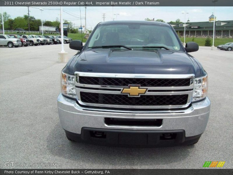 Imperial Blue Metallic / Dark Titanium 2011 Chevrolet Silverado 2500HD Regular Cab 4x4