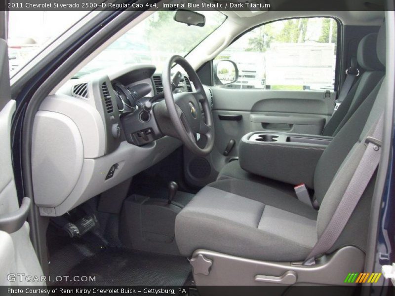Imperial Blue Metallic / Dark Titanium 2011 Chevrolet Silverado 2500HD Regular Cab 4x4