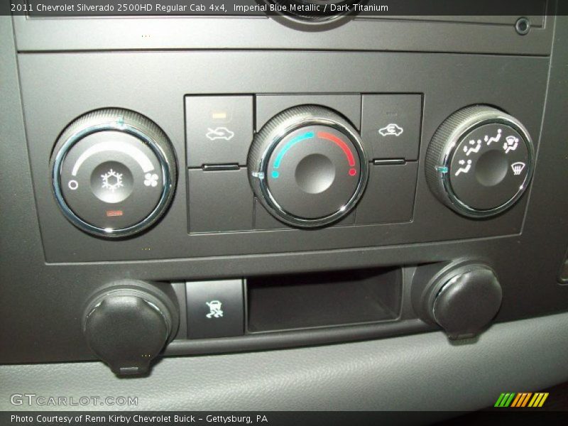 Imperial Blue Metallic / Dark Titanium 2011 Chevrolet Silverado 2500HD Regular Cab 4x4