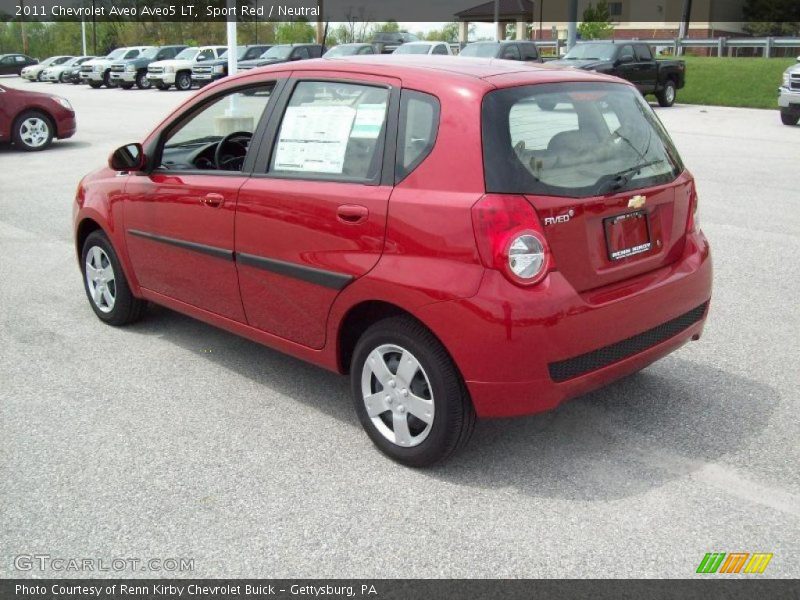  2011 Aveo Aveo5 LT Sport Red