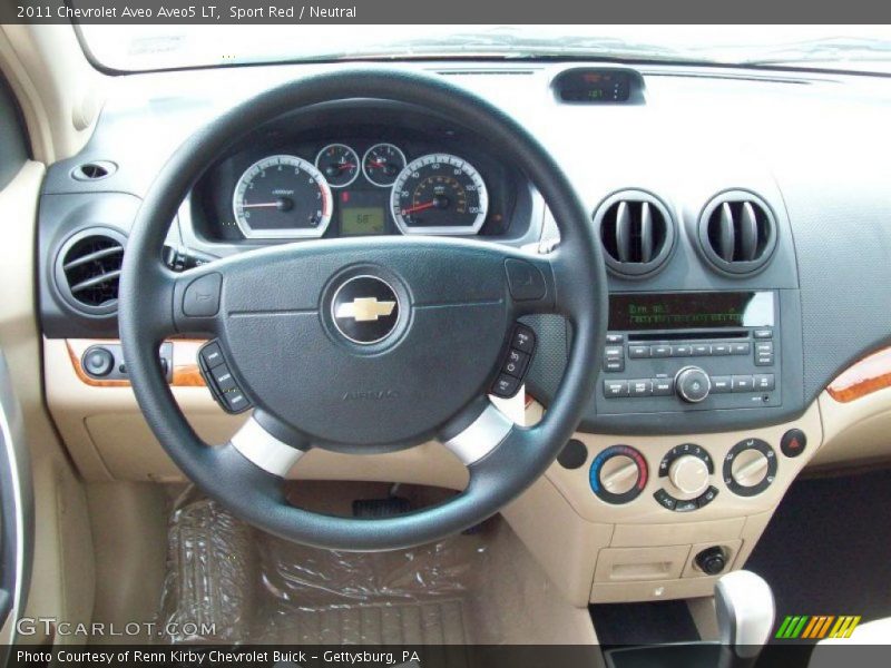 Dashboard of 2011 Aveo Aveo5 LT