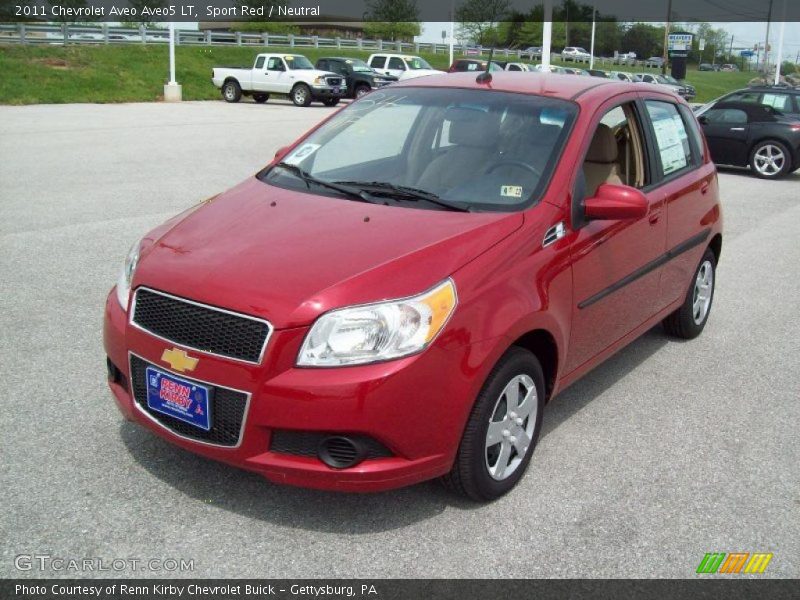 Front 3/4 View of 2011 Aveo Aveo5 LT