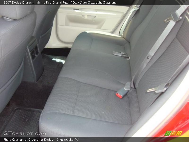 Inferno Red Crystal Pearl / Dark Slate Gray/Light Graystone 2007 Dodge Charger