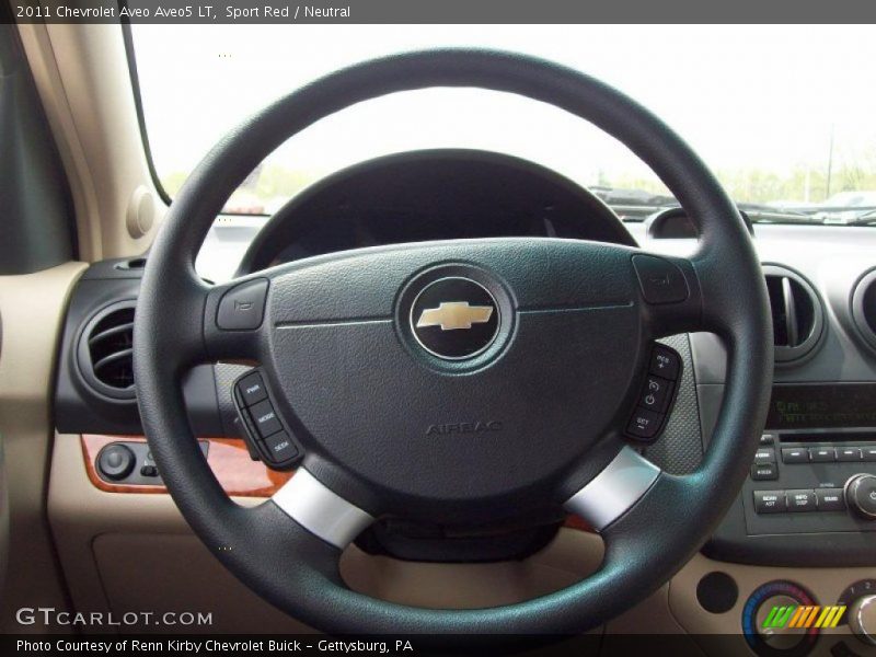  2011 Aveo Aveo5 LT Steering Wheel