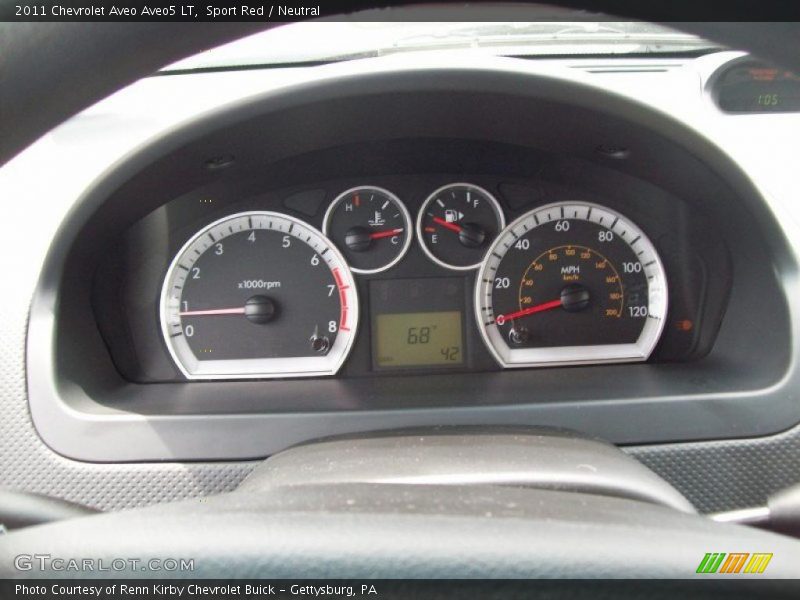  2011 Aveo Aveo5 LT Aveo5 LT Gauges