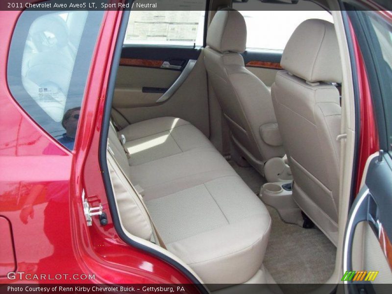 Sport Red / Neutral 2011 Chevrolet Aveo Aveo5 LT